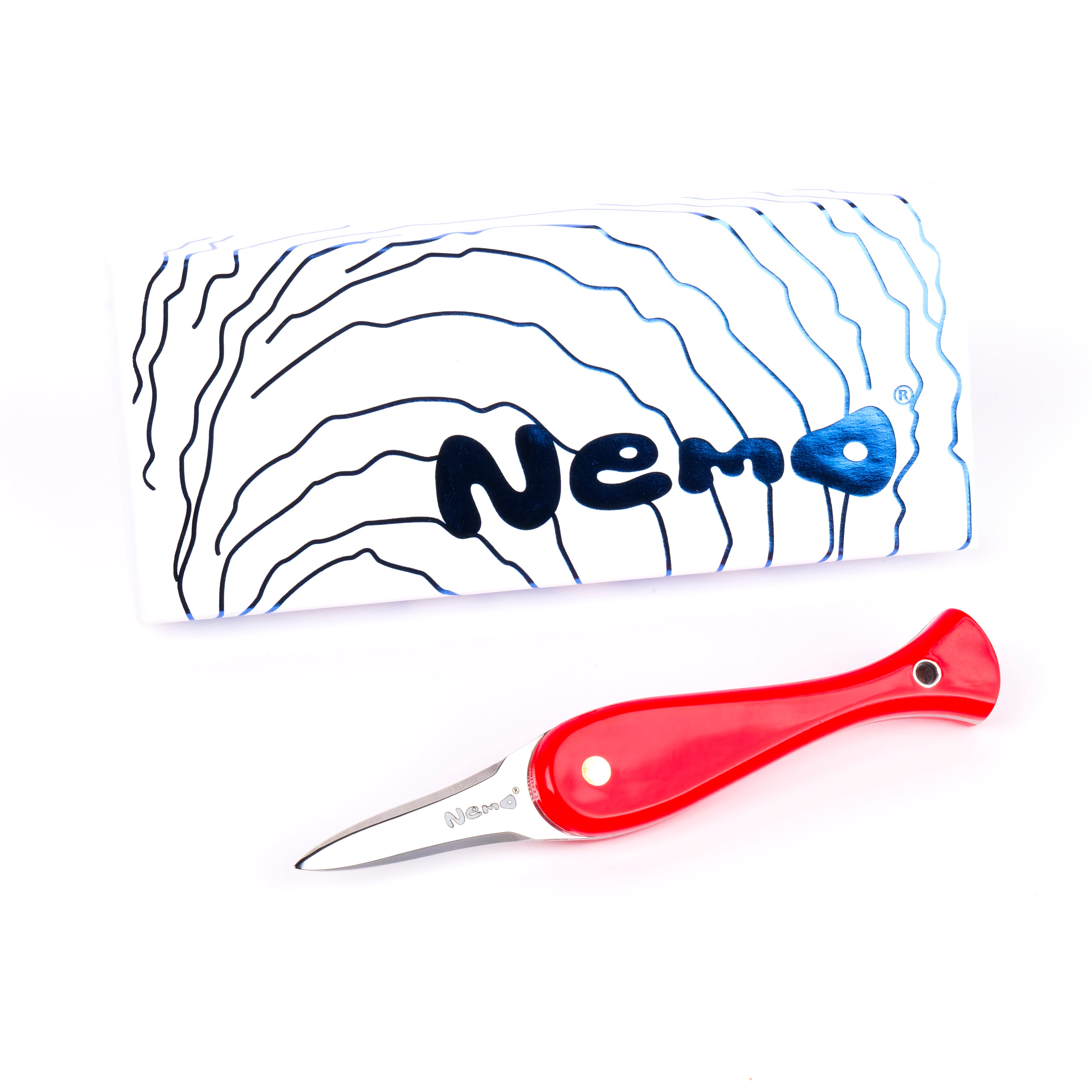 Couteau à huîtres Nemo Rouge