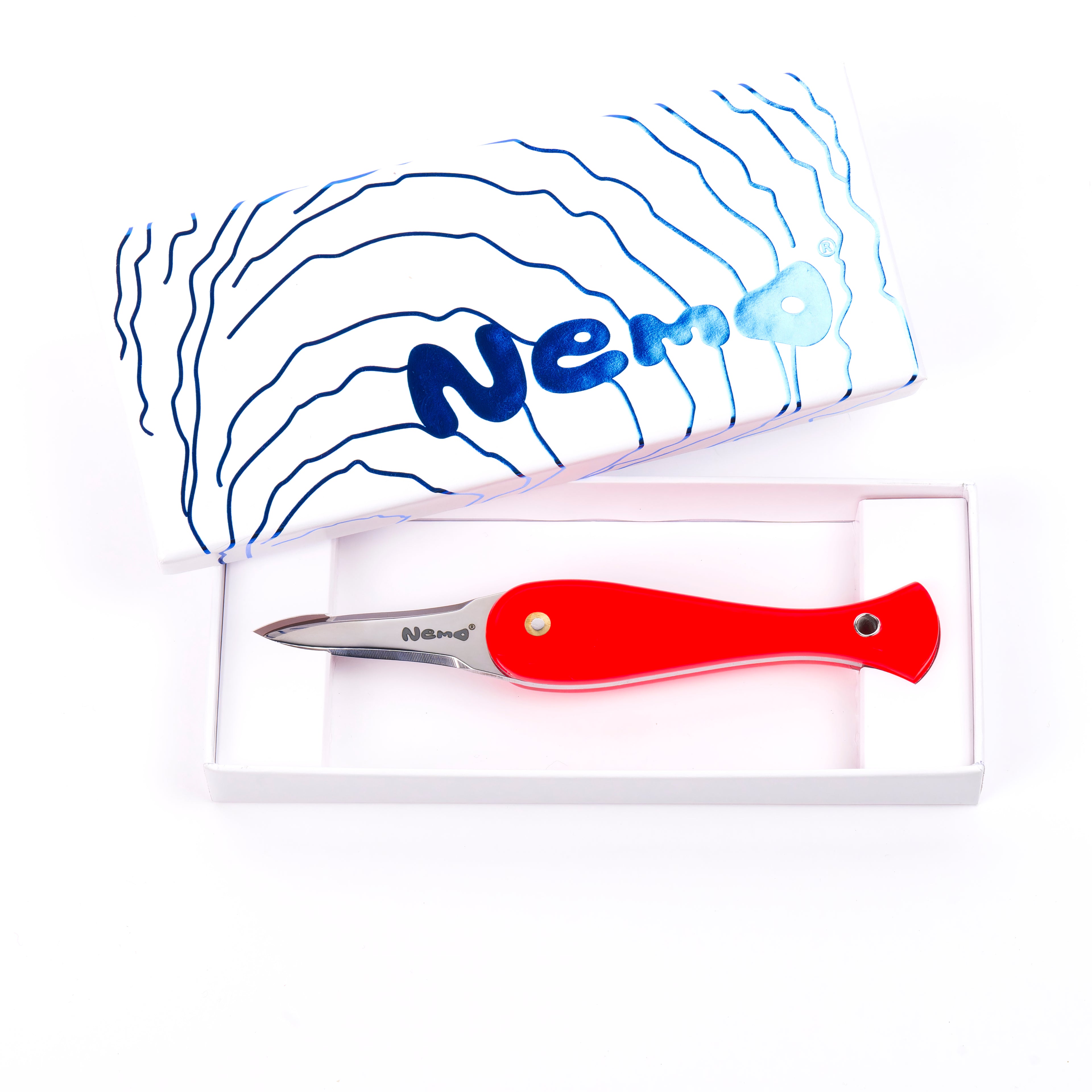 Couteau à huîtres Nemo Rouge